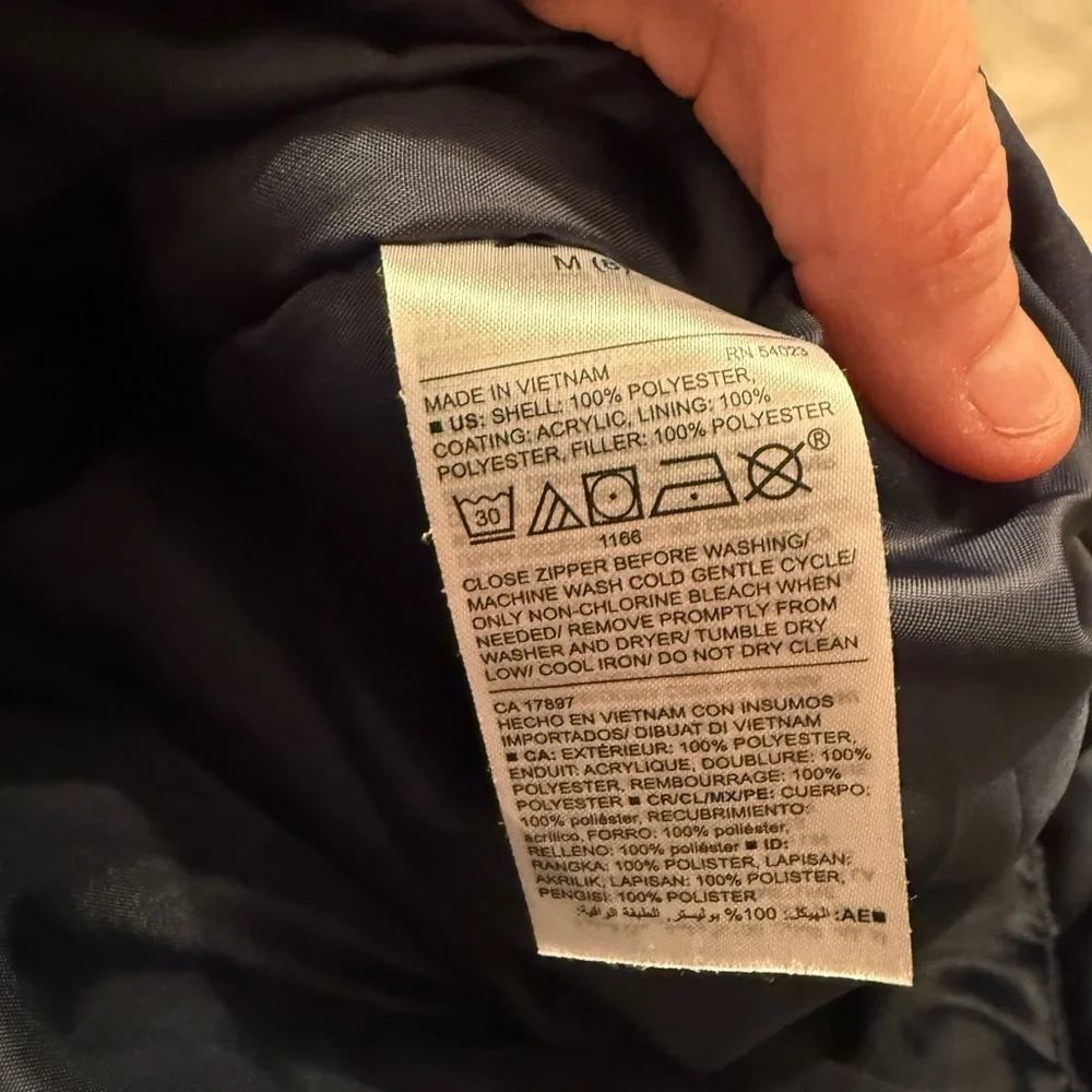 Old Navy Kids Puffer Jacket - Navy and Grey